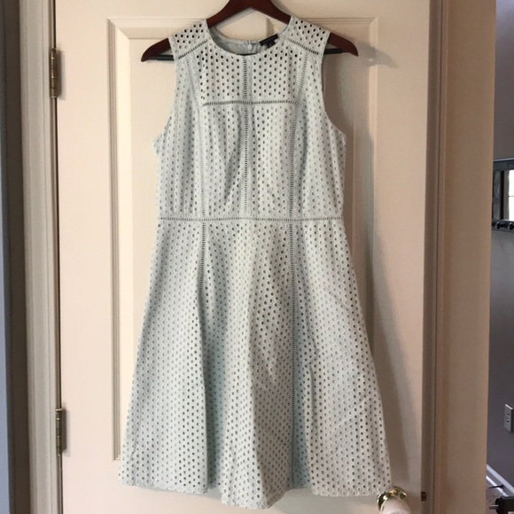 Ann Taylor Dresses & Skirts - Ann Taylor Soft Mint Eyelet Dress ❤️